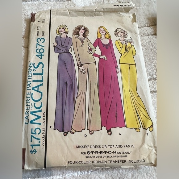 Vintage Butterick and McCall’s patterns - dresses and blouses - size 8 - Picture 7 of 9